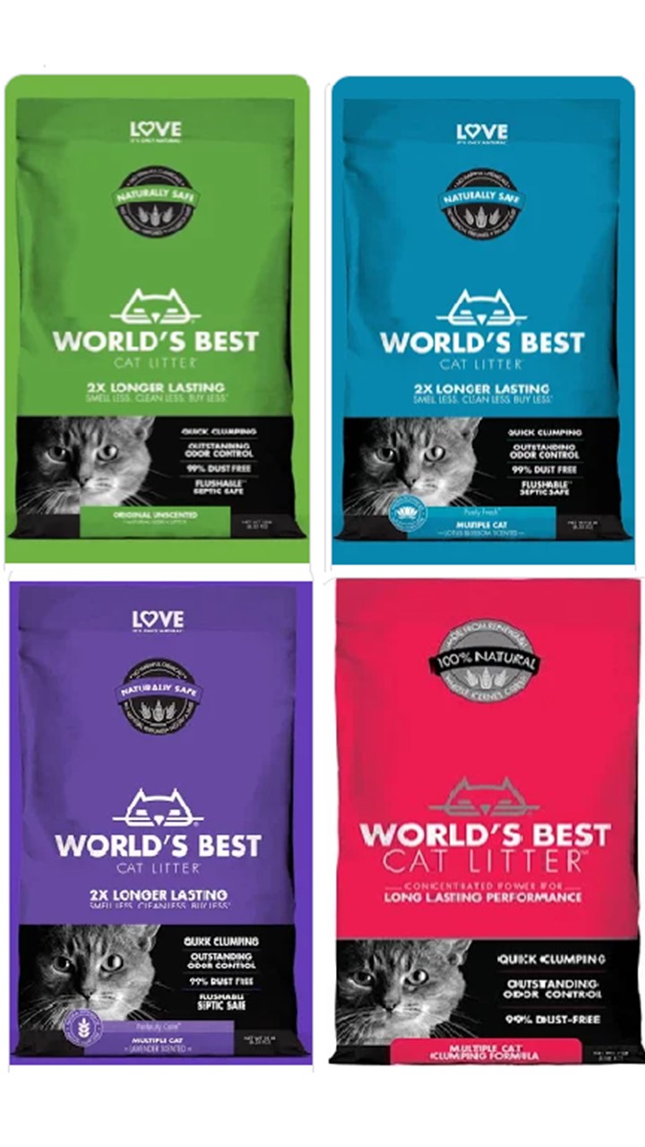 World's Best, וורלד בסט חול מתגבש ע"ב תירס -  6.8 ק"ג