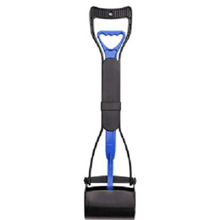 כף לאיסוף צרכים ללא מגע יד.