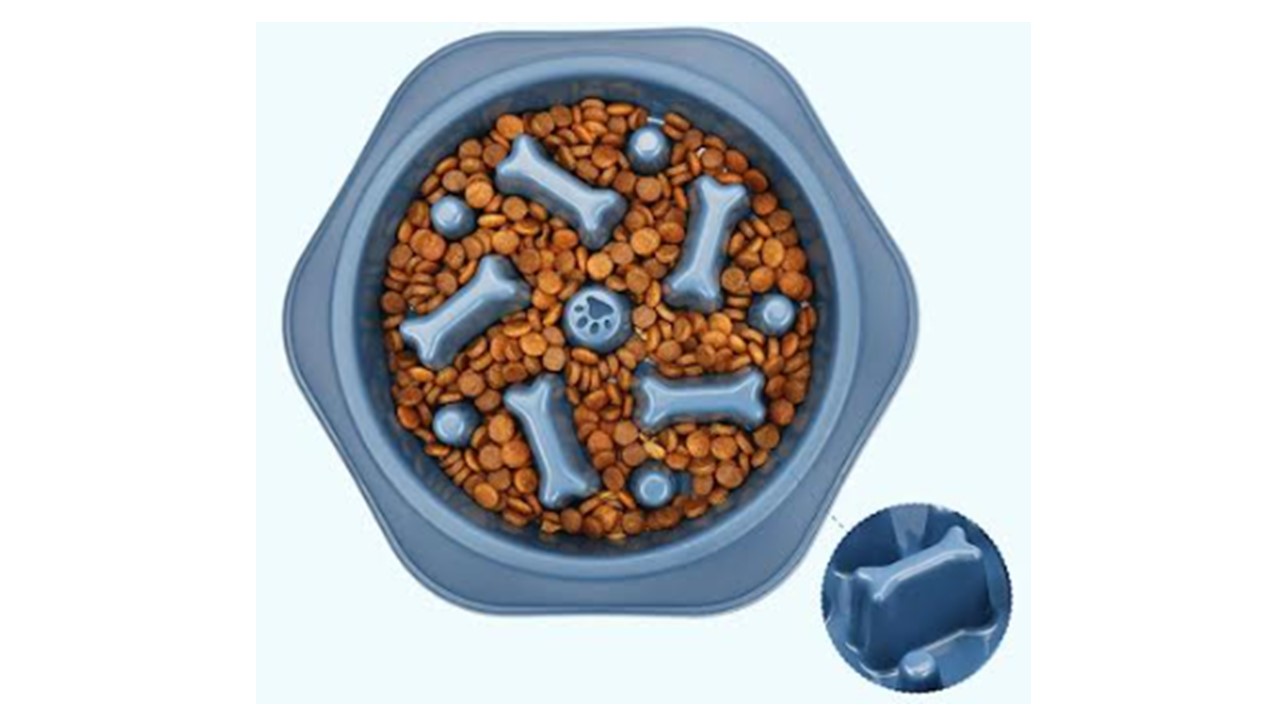 קערה מיוחדת להאכלה איטית 18 ס"מ