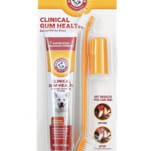Arm & Hammer, ערכת צחצוח מברשת + משחת שיניים אנזימטית בטעם בקר -  67 גר'