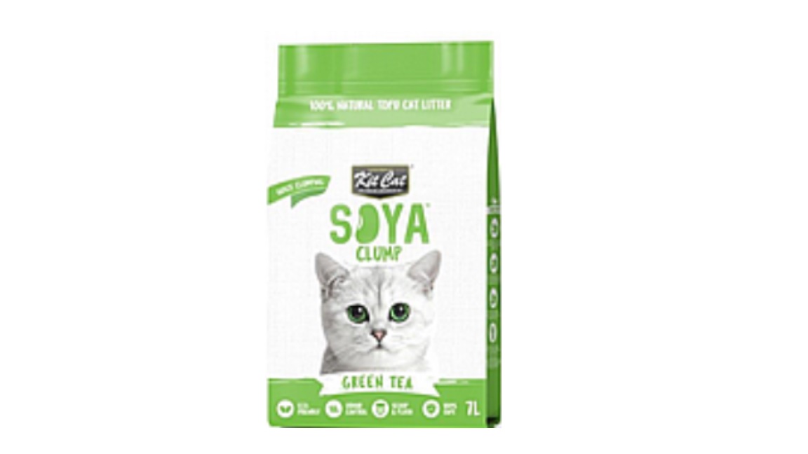 קיט קט, חול סויה לחתול - בניחוח תה ירוק - 7 או 28 ליטר