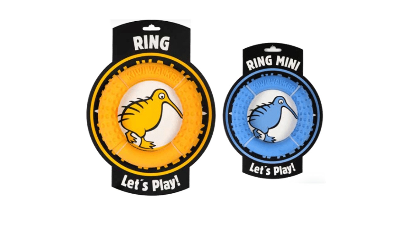 קיווי, צעצוע  בצורת טבעת עמיד במיוחד - קיים בשני גדלים