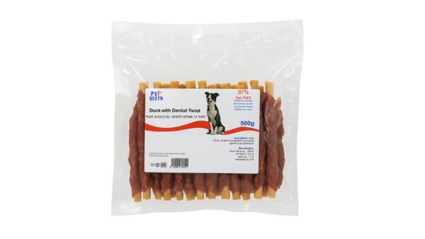 פטקווין מקלוני דנטל עטופים ברווז - 500 גרם