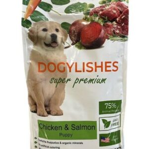 דוגילישס מזון יבש סופר פרימיום, לגורים ע"ב עוף ודגים - 12 ק”ג