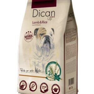 Dican, דיקאן כבש ואורז מזון לכלב בוגר - 14 ק"ג