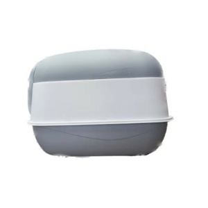 שירותים סגורים לחתולים עם נורת UV לחיטוי.