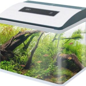 אקווריום לדגים + פילטר + תאורת לד טאצ' - 56 ס"מ דגם CRM560