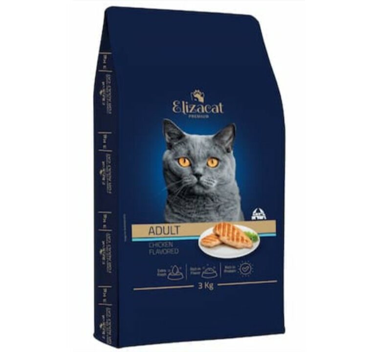 ELIZACAT, אליזקט, מזון יבש לחתולים בוגרים, עוף - 3 או 7 או 15 ק"ג