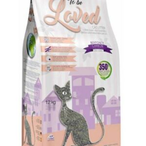 to be loved, חול מתגבש לחתולים עם תוספת קרבון להתגבשות מהירה - 12 ק''ג