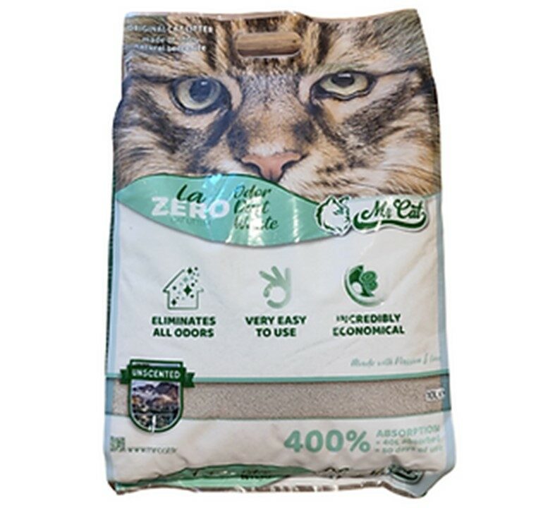 La Zero , חול מתגבש ללא תוספת ריח - 10 ליטר או 20 ליטר