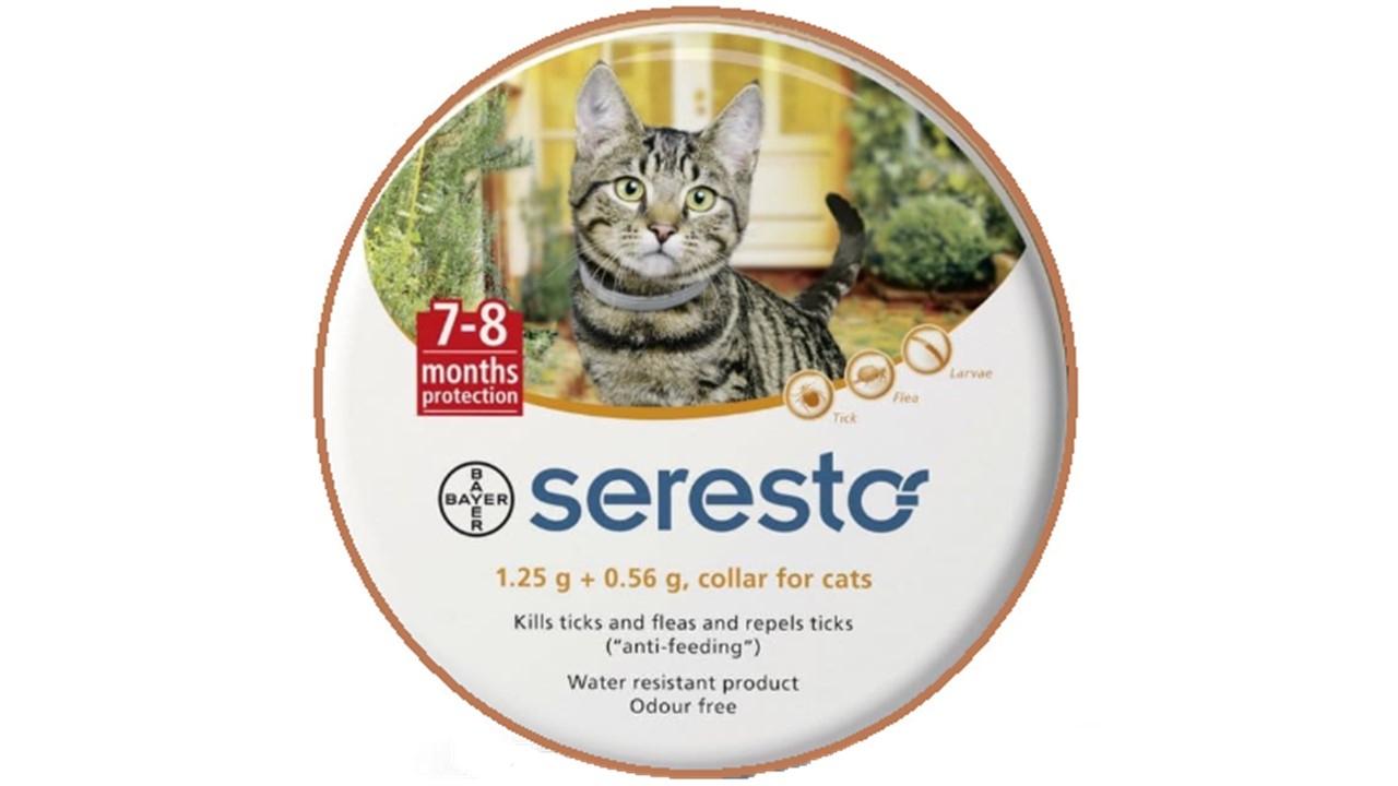 סרסטו, קולר לטיפול בפרעושים וקרציות לחתולים