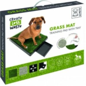 משטח אימון צרכים, דשא עם מגש נשלף