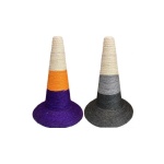 קונוס גרוד לחתול מלופף חבל בשלושה צבעים