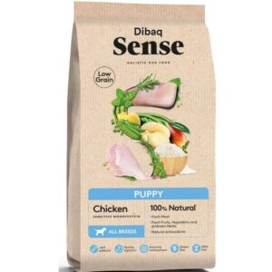 דיבאק סנס לגורים עוף נטול מופחת דגנים 2 ק"ג או 12 ק"ג