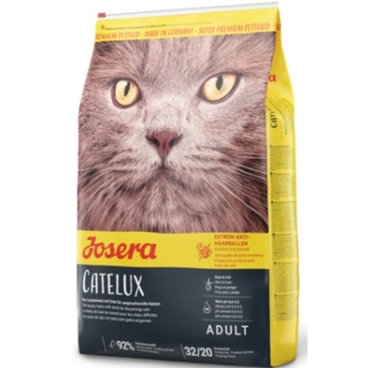 Josera Catelux (גוזרה קאטלוקס) – מזון יבש ע"ב עוף וברווז לחתולים בררניים, 2/4.25/10 ק"ג