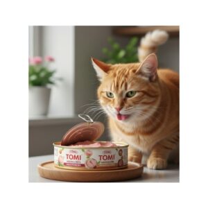 TOMI (טומי) – מעדן פטה סופר פרימיום לחתול במגוון טעמים, 85 גרם.