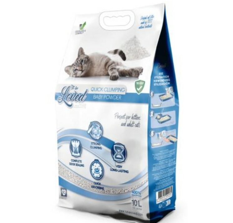 To Be Loved, חול מתגבש  בריח טלק - 10 ליטר או 20 ליטר