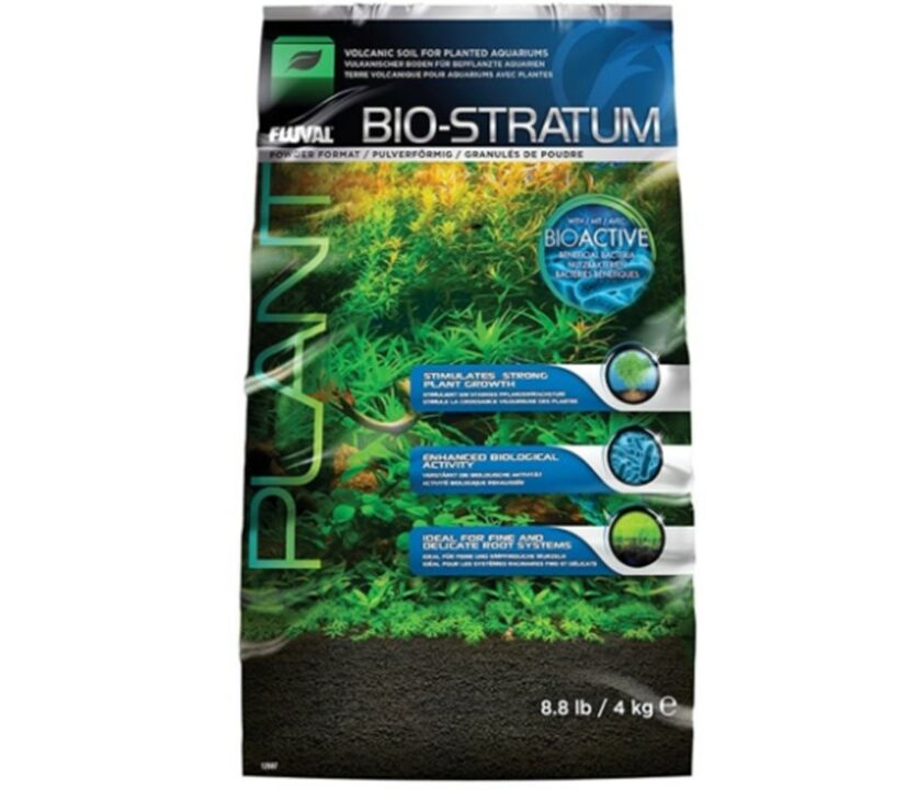 Fluval Bio Stratum, פלובל ביו סטרטום, מצע לאקווריום וצמחיה - 4 או 8 ק"ג