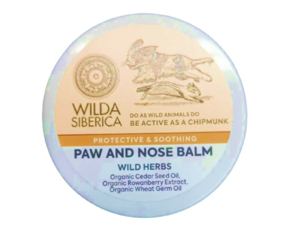 Wilda Siberica, משחה טבעית להזנה והגנת אף וכפות רגלי כלבים -