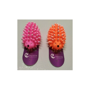 צעצוע גומי מצפצף, דמוי קיפוד - 10 ס"מ