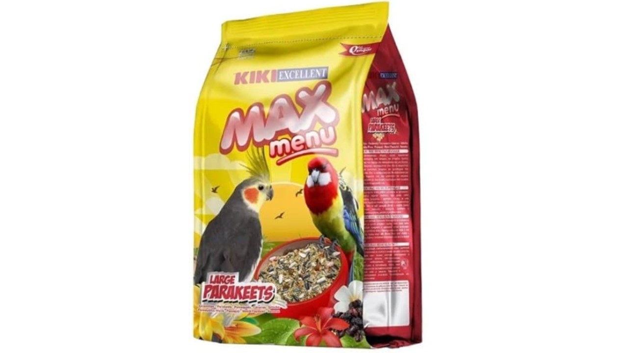 KIKI, קיקי מזון משובח לקוקוטייל ותוכי בינוני - 1 ק"ג