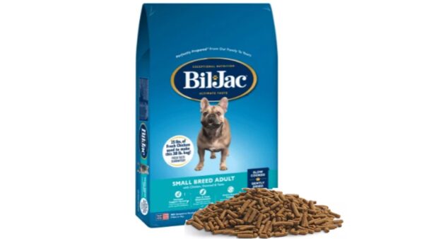BIL JAC, ביל ג’ק מזון לכלבים בוגרים מגזע קטן במשקלים: 2.7 ק"ג או 6.8 ק"ג או 13.6 ק"ג