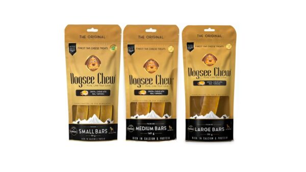 דוגסי צואו, עצם חלב יאק לכלבים בגדלים שונים (S/M/L) - Dogsee Chew