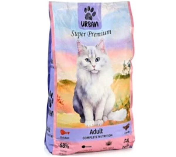 אורבן לחתול בוגר מזון יבש סופר פרימיום ע"ב עוף - 7.5 ק"ג