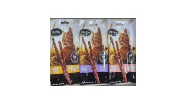 Native Way, חטיף נייטיב וואי סטיק לחתול במגוון טעמים 3 יחידות - 15 גרם