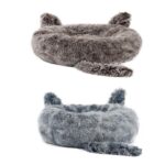 מיטת פלאפי בעיצוב דמוי חתול - 55 ס"מ