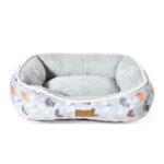 מיטת קטיפה לכלב/לחתול במגוון גדלים