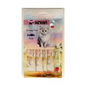 URBAN, אורבן שלוקים לחתול במגוון טעמים - 75 גרם (5 יח במארז) - טונה