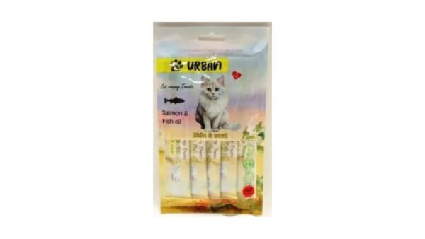 URBAN, אורבן שלוקים לחתול במגוון טעמים - 75 גרם (5 יח במארז)