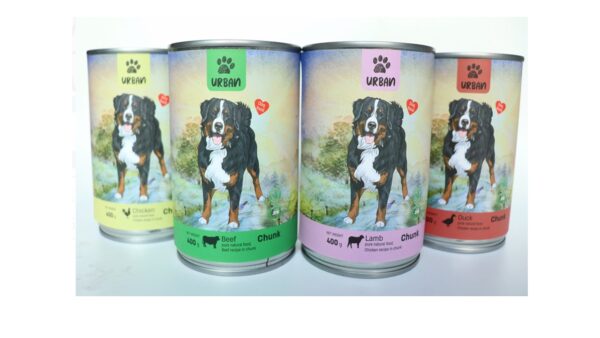 URBAN, אורבן מעדן רטוב לכלב - 400 גרם