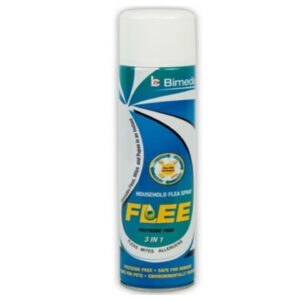 FLEE, תרסיס סביבתי טבעי נגד פרעושים, קרציות ביצים זחלים קרדיות ואלרגנים - 400 מ"ל