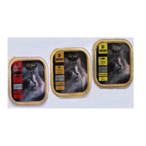 URBAN, אורבן מעדן פטה לחתולים טונה/סלמון/עוף - 100 גרם