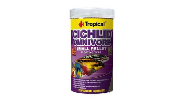 Tropical Cichlid, טרופיקל ציקליד אוכלי כל גרגרים צפים - 250 מ"ל