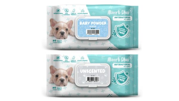 מגבונים אנטיבקטריאליים ללא רייח או בייבי פאודר - 80 יח במארז