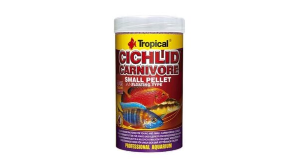 Tropical Cichlid, טרופיקל  ציקליד קרניבור גרגרים צפים - 250 מ"ל
