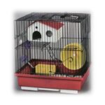 כלוב מאובזר לאוגרים - 2 קומות