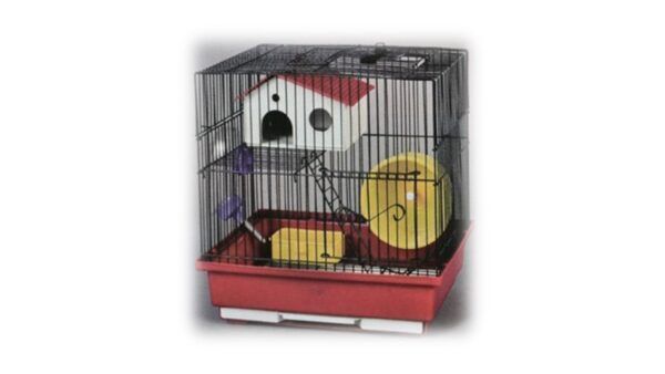 כלוב מאובזר לאוגרים - 2 קומות