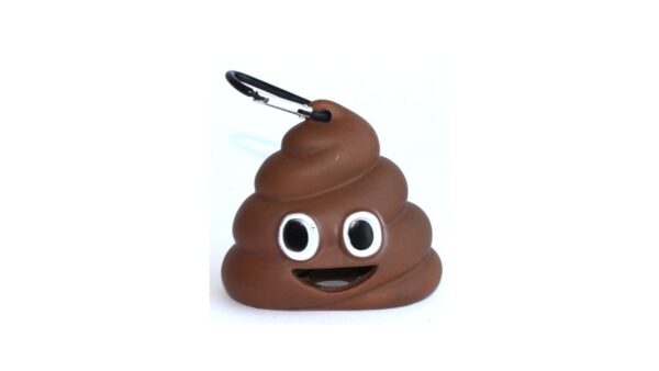 idog, מתקן שקיות איסוף לכלבים אימוג'י "קקי"