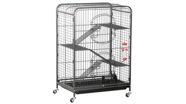 כלוב גדול רב קומתי למכרסמים פעילים - 64*43*93 ס"מ