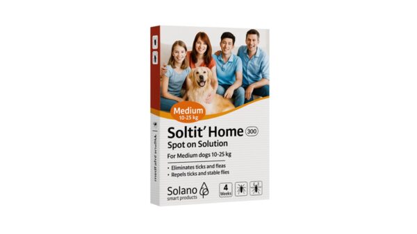 סולטיף הום, אמפולות לכלבים במשקל 25 - 15 ק"ג - M