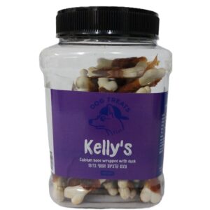 Kellys, חטיף עצם קלציום עטוף עם ברווז מארז - 400 גרם