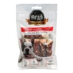 pet life, פט לייף מקל לעיסה עור בקר עטוף ברווז – 80 גרם