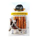 pet life, פט לייף מקל לעיסה עטוף עוף וגבינה - 80 גרם