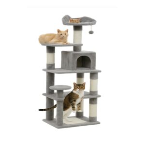 מתקן גרוד מרובה שלבים, עם בית ומשטחי רביצה - צבע אפור