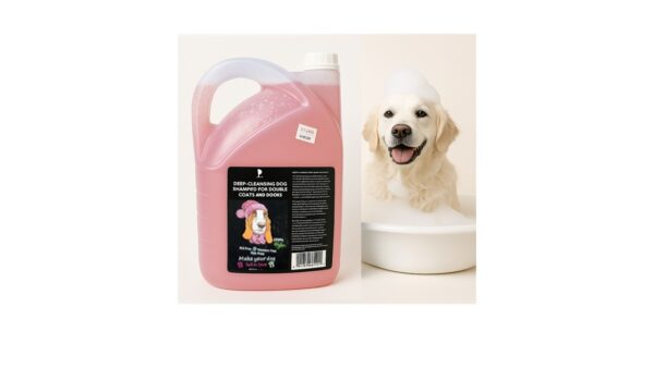 Scartz Pets, שמפו לניקוי עמוק ופרווה כפולה לכלבים וחתולים - 4 ליטר