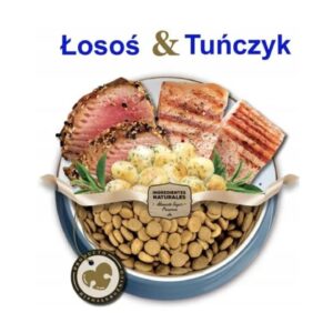 Natural Dog Food, נטורל דוג פוד, מזון יבש היפו אלרגני ללא דגנים, סופר פרימיום לכלבים סלמון 64% בשר - 4 או 12 ק"ג.